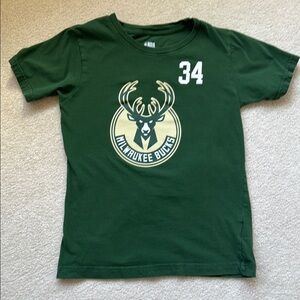 Milwaukee Bucks Kids Giannis Antetokounmpo #34 T-Shirt